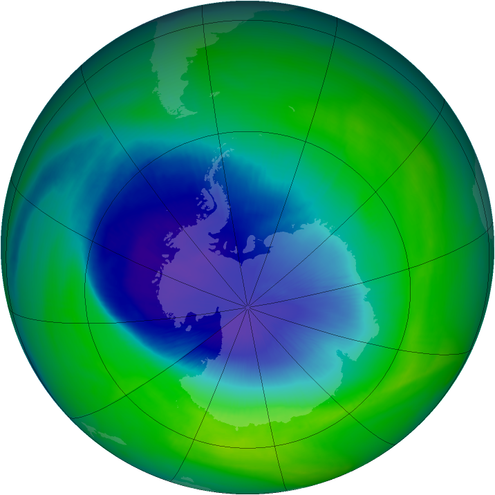 Ozone Map 2005-10-30